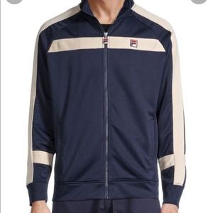 FILA Contrast Striped Jacket Navy Size S like new